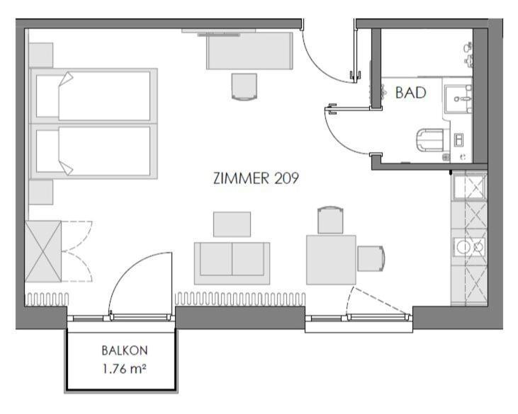 Inhouse - Wohnen Auf Zeit Aparthotel Ingolstadt Luaran gambar