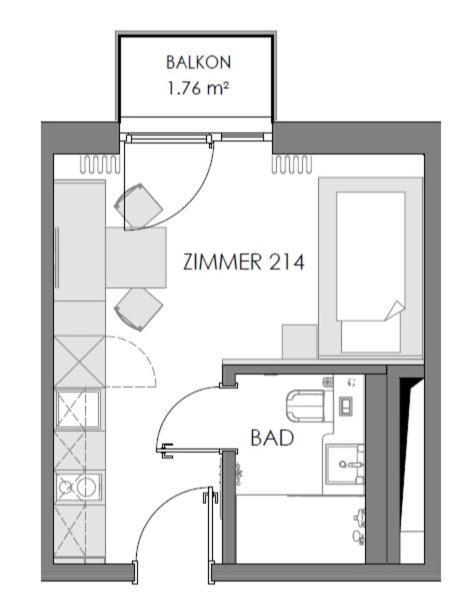 Inhouse - Wohnen Auf Zeit Aparthotel Ingolstadt Luaran gambar